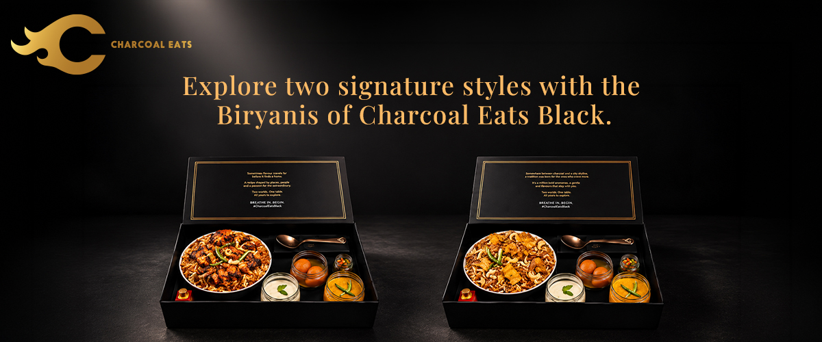 Biryanis of Charcoal Eats Black